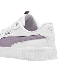 Puma 39501709 Womens Carina 2.0 Lux Shoes White And Purple