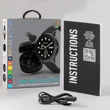Reflex Active Mens Silicone & Ear Buds Set In Black