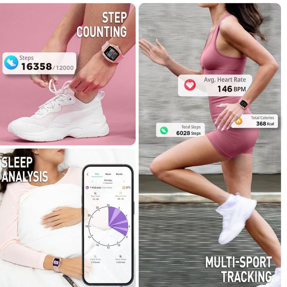 Reflex Active Silicone Strap Watch In Pink