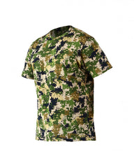 Sniper Boys Pixelate Camouflage Short Sleeve Cotton T-Shirt
