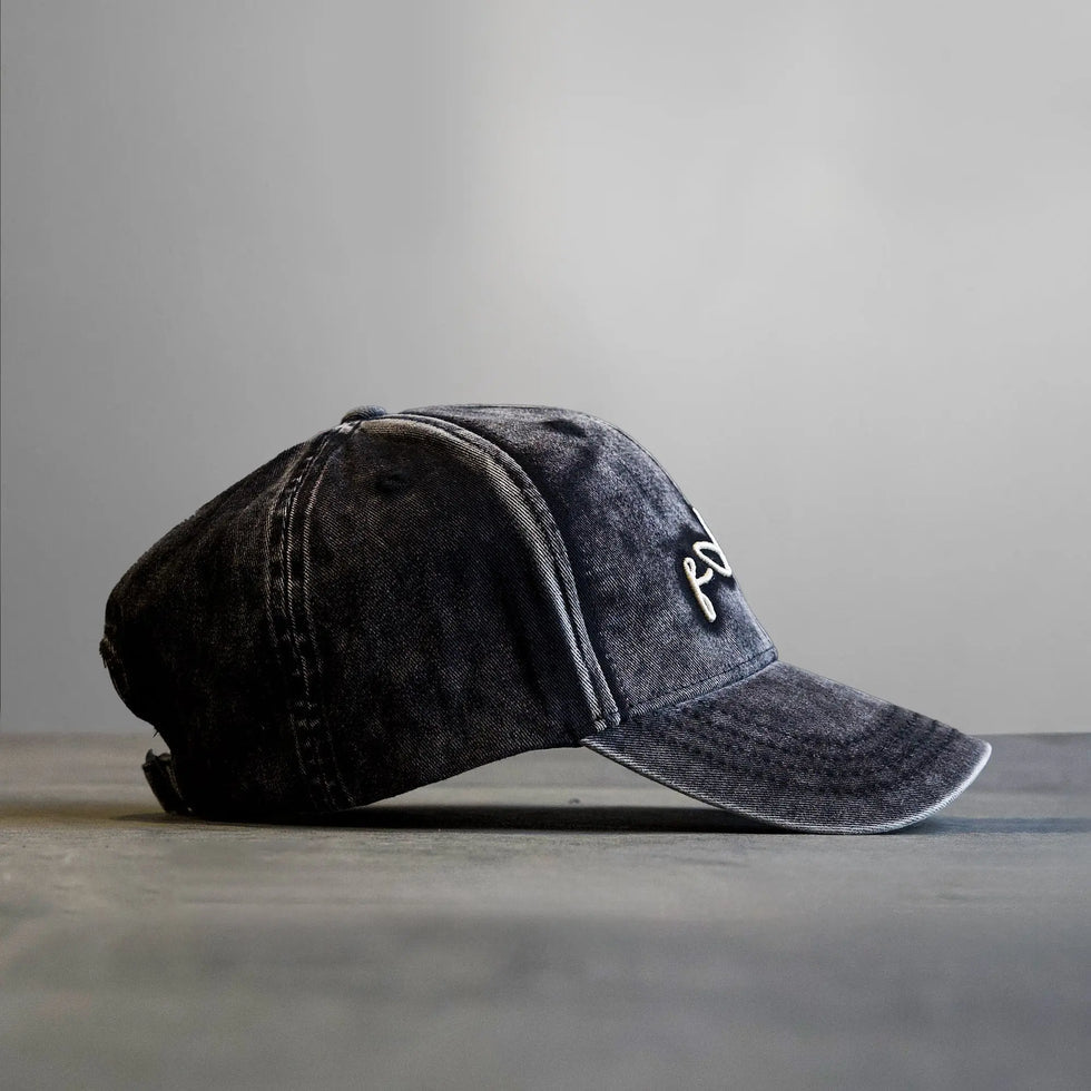 Fade Signature Cap Washed Grey