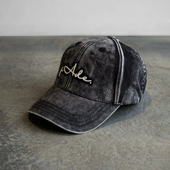 Fade Signature Cap Washed Grey