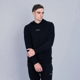 Fade Mens Signature Hooded Sweatshirt In Black