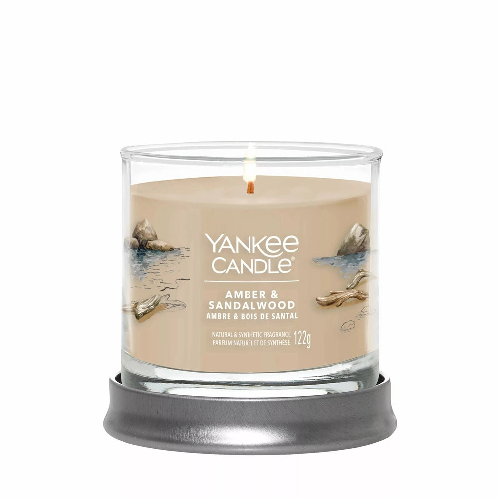 Yankee Small Tumbler Signature Candle Amber Sandal