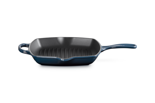 Le Creuset S Square Skillet Grill In Nuit