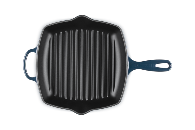 Le Creuset S Square Skillet Grill In Nuit