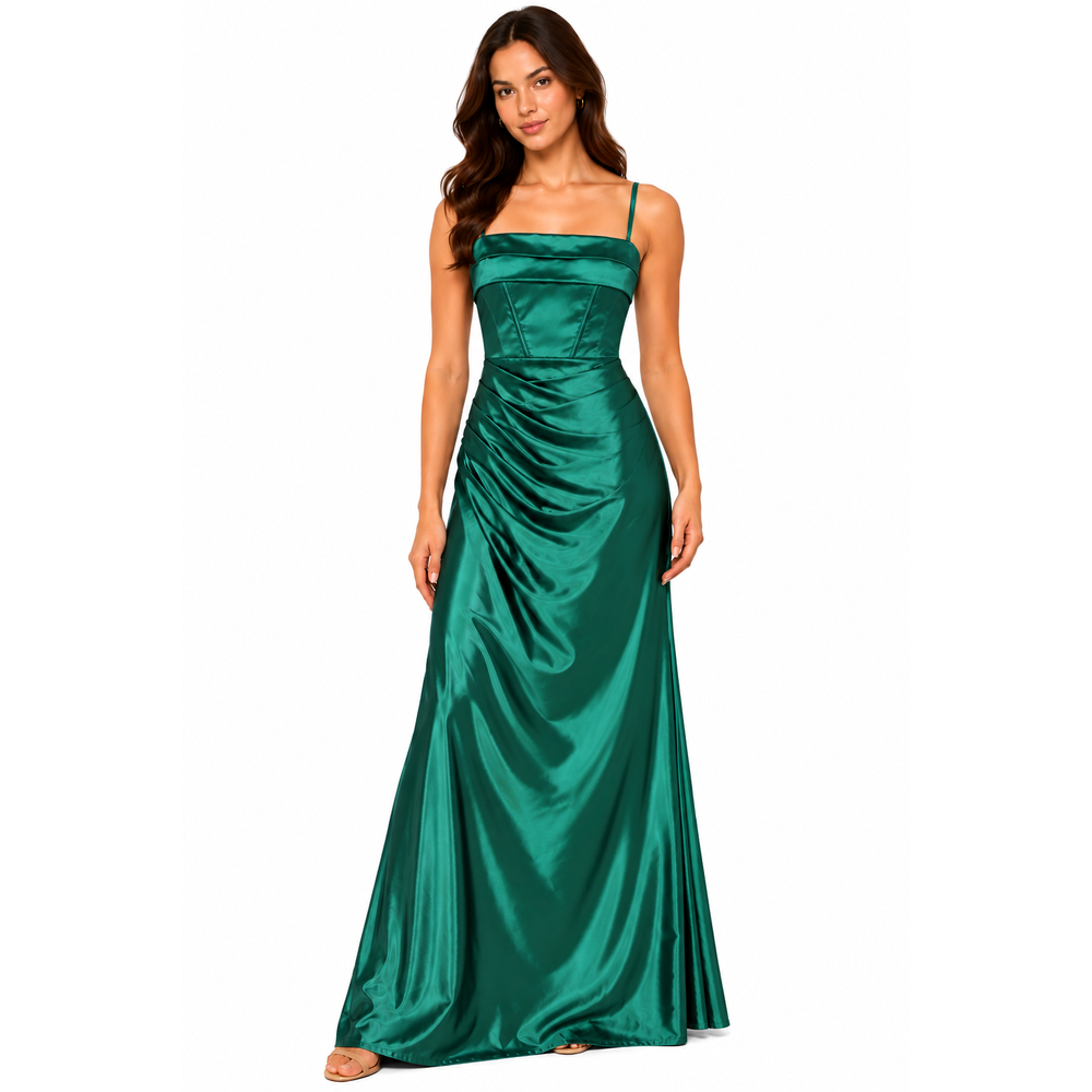 Sissy Boy Counting Stars Maxi Dress In Bottle Green