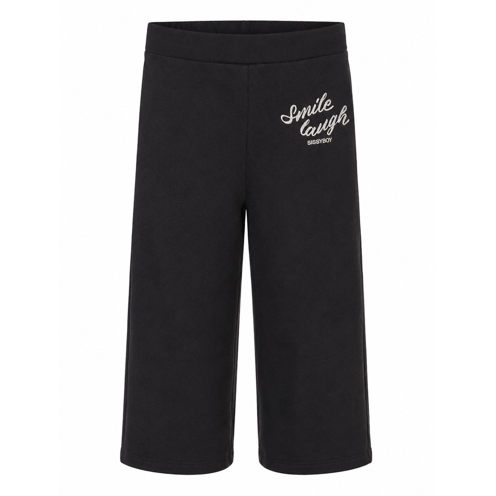 Sissy Boy Flared Pants With Elasticated Waist In Black