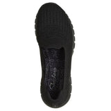 Sketchers Womens Graceful Slip-On Shoes In Black