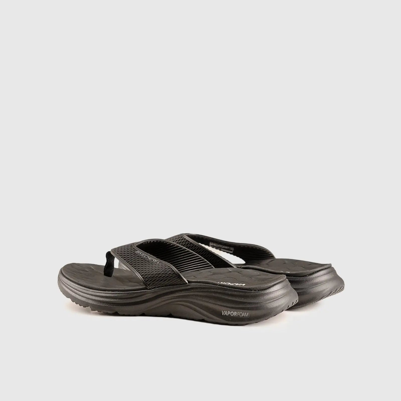 Skechers Mens Vapor Foam Sandal In Black
