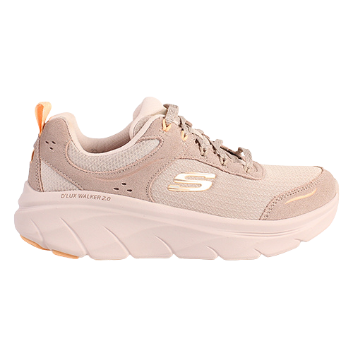 Skechers 150108 Womens DLux Walker 2.0 Shoes Taupe