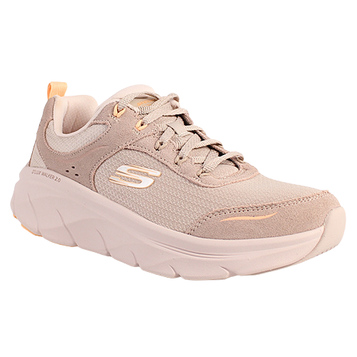 Skechers 150108 Womens DLux Walker 2.0 Shoes Taupe