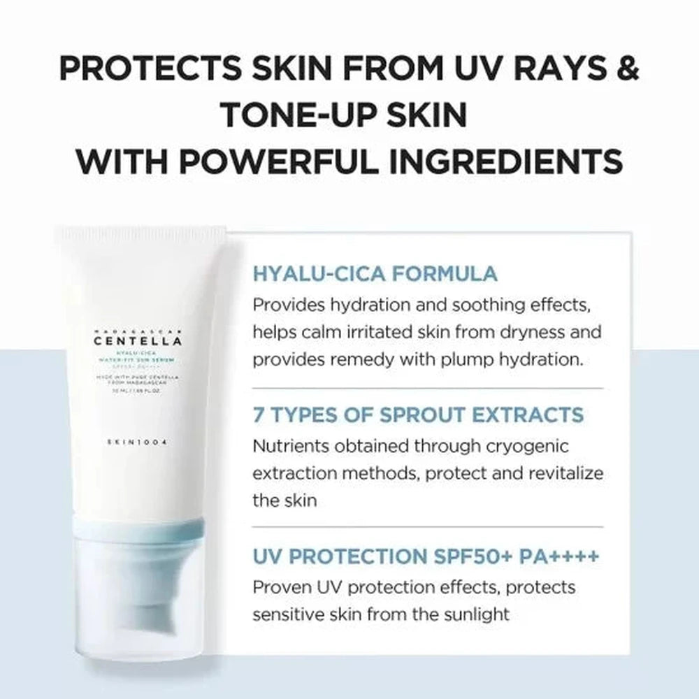Skin1004 Madagascar Centella Hyalu-Cica Water-Fit Sun Serum