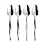 Wechsler 4 Pack Slimline Dessert Spoons In Silver