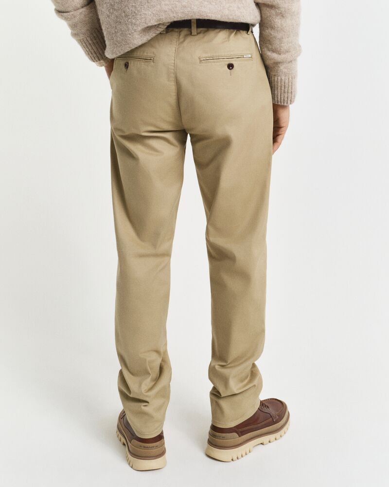 Gant Regular Tech Prep Chino Pants In Khaki