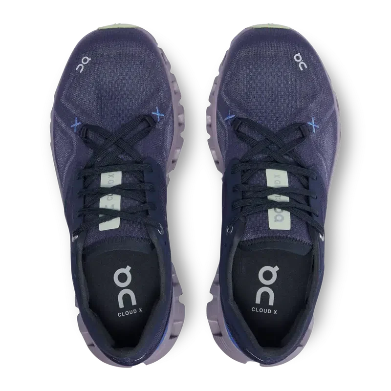 On Cloud Womens Cloud X 3.0 Shoes In Midnight & Heron