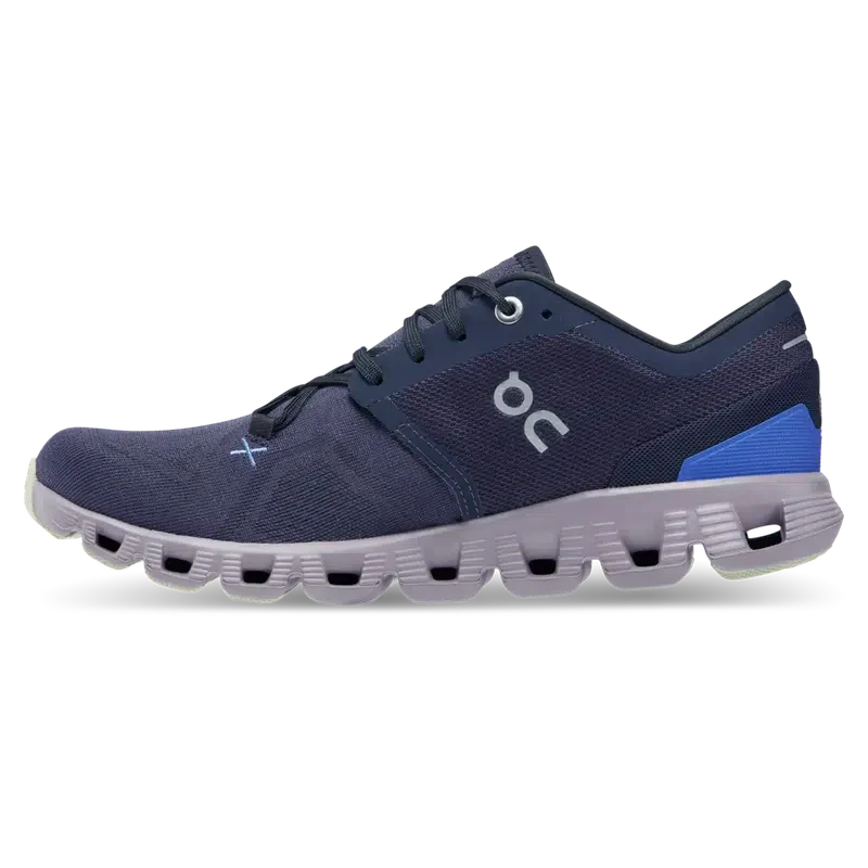 On Cloud Womens Cloud X 3.0 Shoes In Midnight & Heron