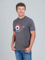 Ben Sherman Sneaky Target T-Shirt Charcoal