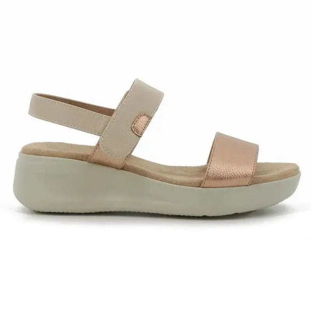 Hush Puppies Soft Style Ladies Soft Eleri Shoes in Rose Gold