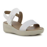 Hush Puppies Soft Style Ladies Soft Eleri Shoes in Silver