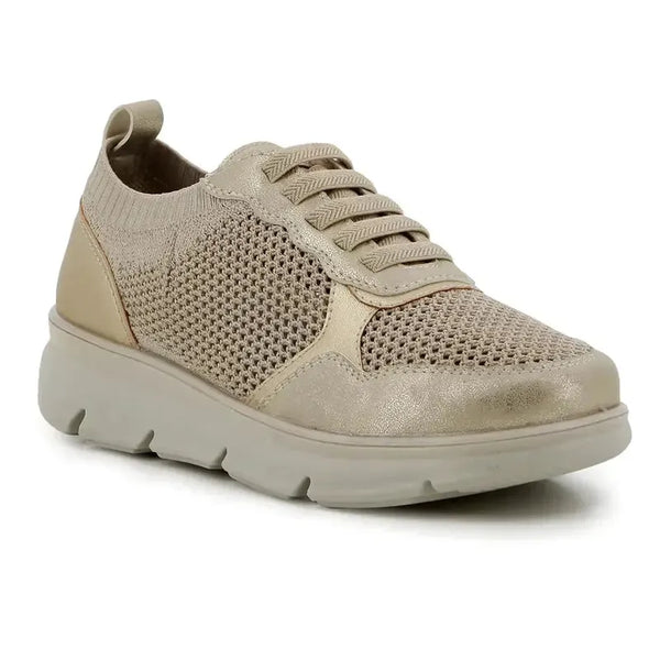 Hush Puppies Soft Style  Womens Funia Sneakers In Light Gold