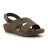 Hush Puppies Soft Style Ladies Soft Geraint Shoes In Olive