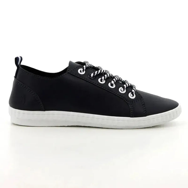 Hush Puppies Ladies Soft Manuela Shoes In Navy