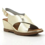 Hush Puppies Soft Style Ladies Ranee Shoes In Light Gold