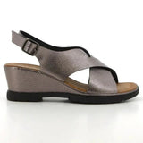 Hush Puppies Soft Style Ladies Ranee Shoes In Pewter
