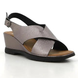 Hush Puppies Soft Style Ladies Ranee Shoes In Pewter