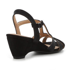 Hush Puppies Ladies Soft Stella Black Heels