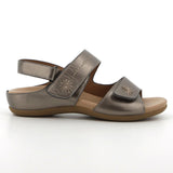 Hush Puppies Ladies Soft Claire Pewter Shoes