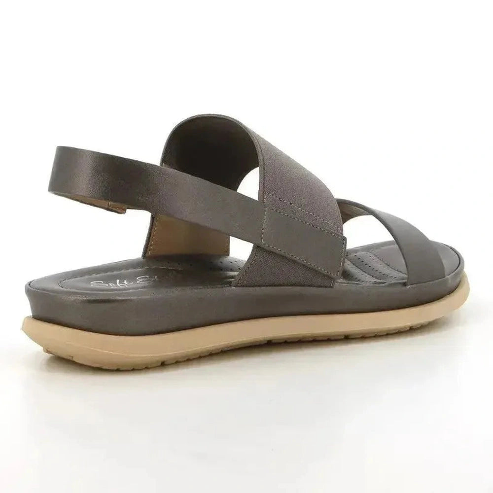 Hush Puppies Ladies Soft Style Irella Shoes In Pewter