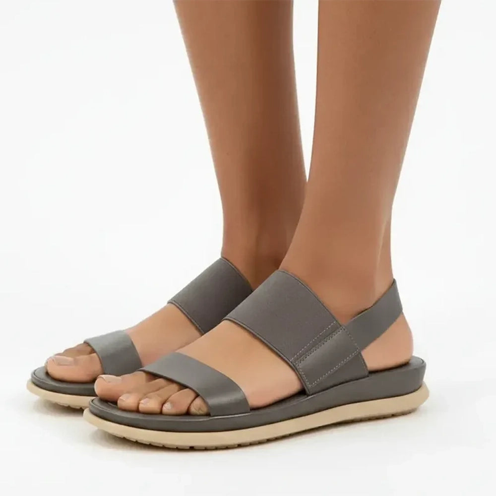 Hush Puppies Ladies Soft Style Irella Shoes In Pewter