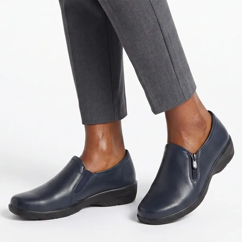 Hush Puppies Soft Style Jillian Shoes In Navy
