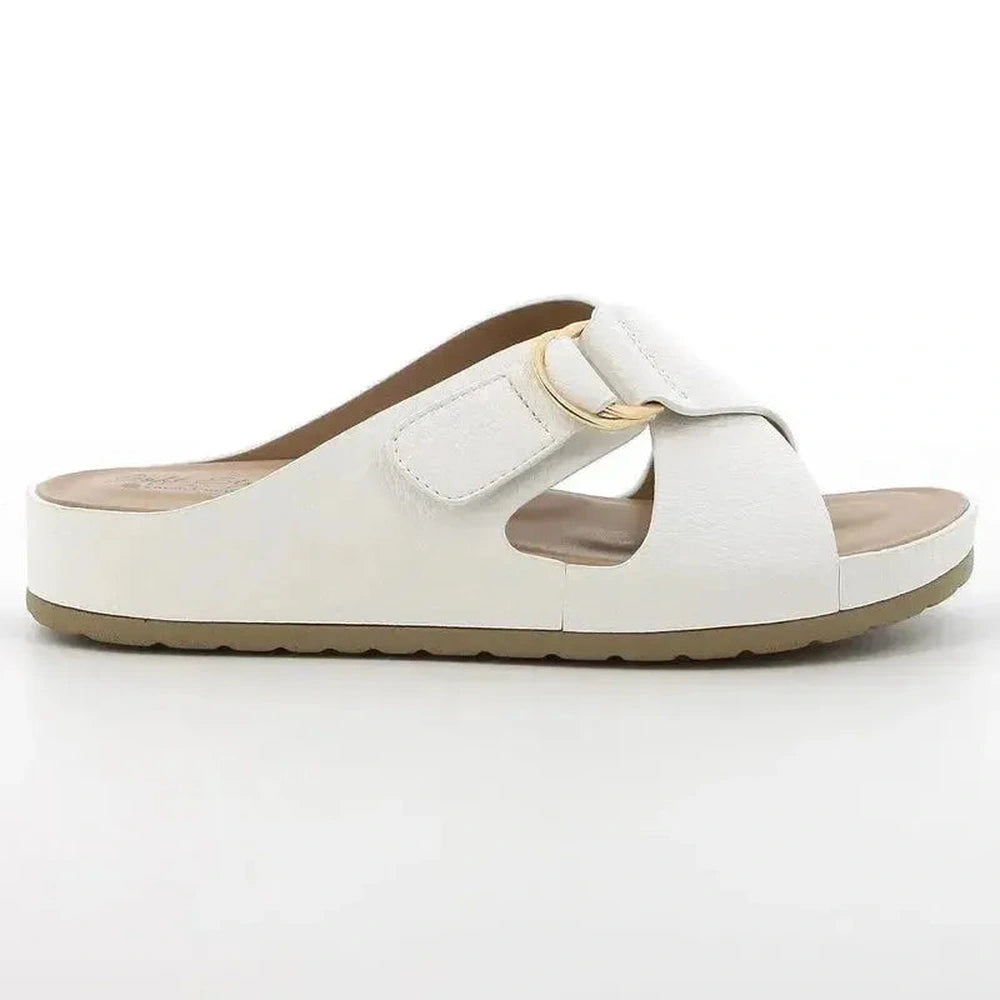 Hush Puppies Soft Style Ladies Soft Tanika Sandals In White
