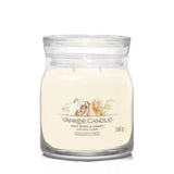 Yankee Candle Soft Wool & Amber – Signature Medium Jar