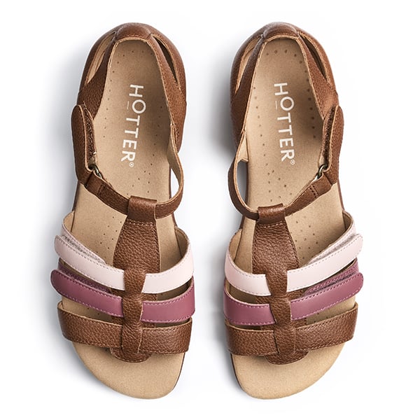 Hotter Womens Solei Shoes In Tan