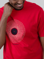Ben Sherman Mens Sound Waves T-Shirt In Red