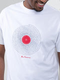 Ben Sherman Sound Waves Mens T-Shirt In White