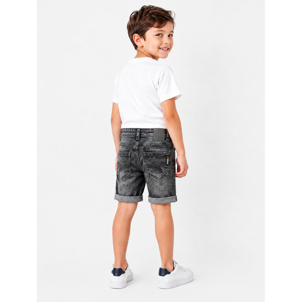 Soviet Boys Activate Fashion Denim Short In Double Dip