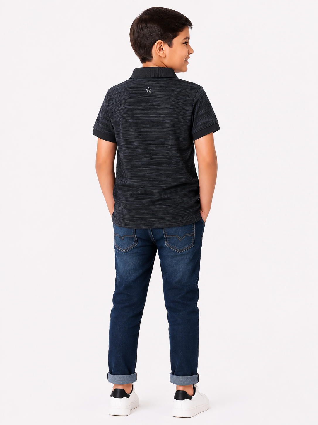 Soviet Boys Beat Short Sleeves Fashion Golfer In Black