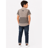 Soviet Boys Blitz Short Sleeves Fashion Golfer In Taupe