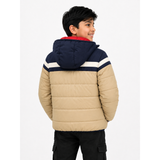 Soviet Boys Chambers Quilted Fashion Jacket In Stone