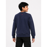 Soviet Boys Crew Neck Sweatshirt In Navy