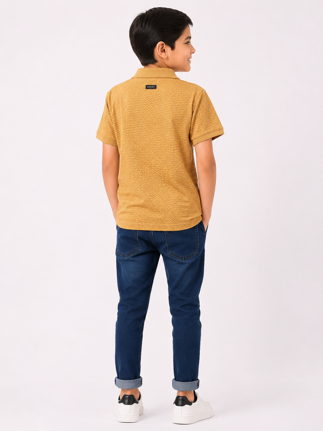 Soviet Boys Honor Short Sleeves Fashion Golfer In Dijon/Khaki