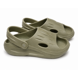 Soviet Boys Komodo Casual Push In Sandals In Olive