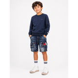 Soviet Boys Mighty Fashion Denim Short In Dark Indigo