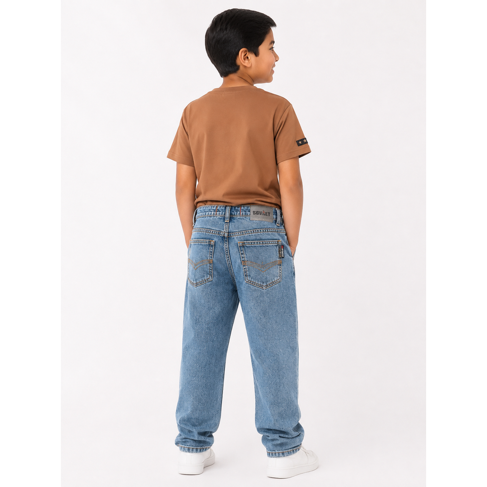 Soviet Boys Plaka Basic Denim Jeans In Indigo
