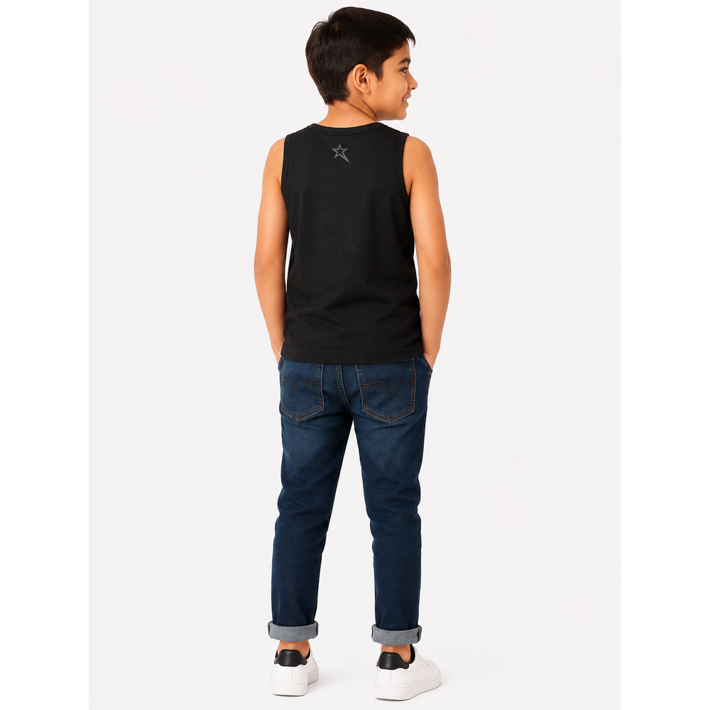 Soviet Boys Rave Sleeveless Fashion Tank Top In Black
